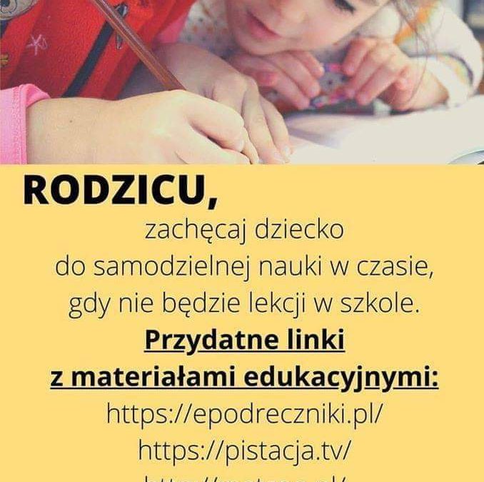Informacje dla rodziców