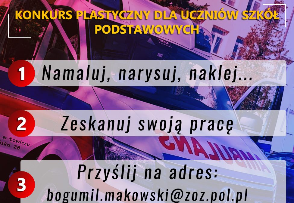 Konkurs plastyczny „Bądź jak ratownik medyczny”