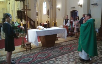 Pożegnanie księdza proboszcza.